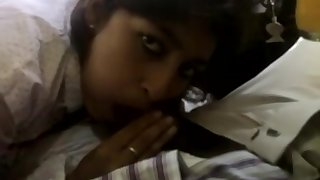 Indian Beautiful cute Awesome baby soul feed and give blowjob to bf in ca
